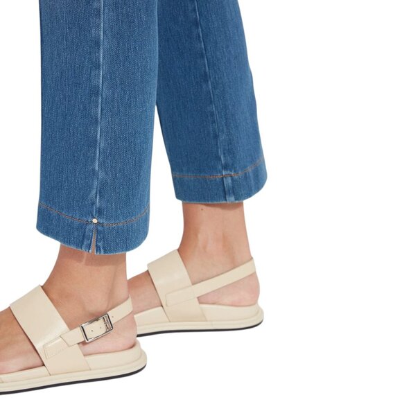 EUC Women's LYSSE Elle Ankle Flare Denim Jeans | Size M - Picture 6 of 16